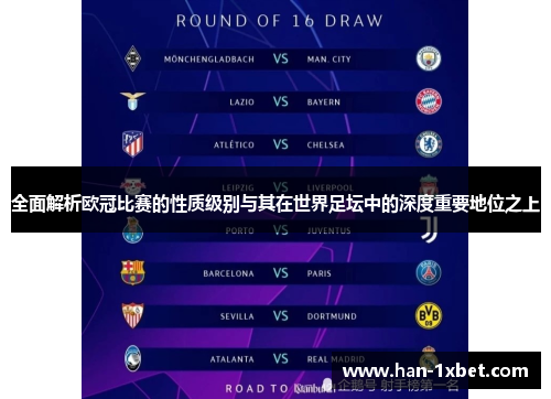 全面解析欧冠比赛的性质级别与其在世界足坛中的深度重要地位之上 全面解析欧冠比赛的性质级别与其在世界足坛中的深度重要地位之上
